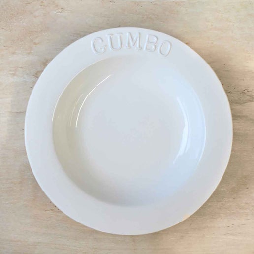 Bowl - Gumbo Bowl White 10x2x10