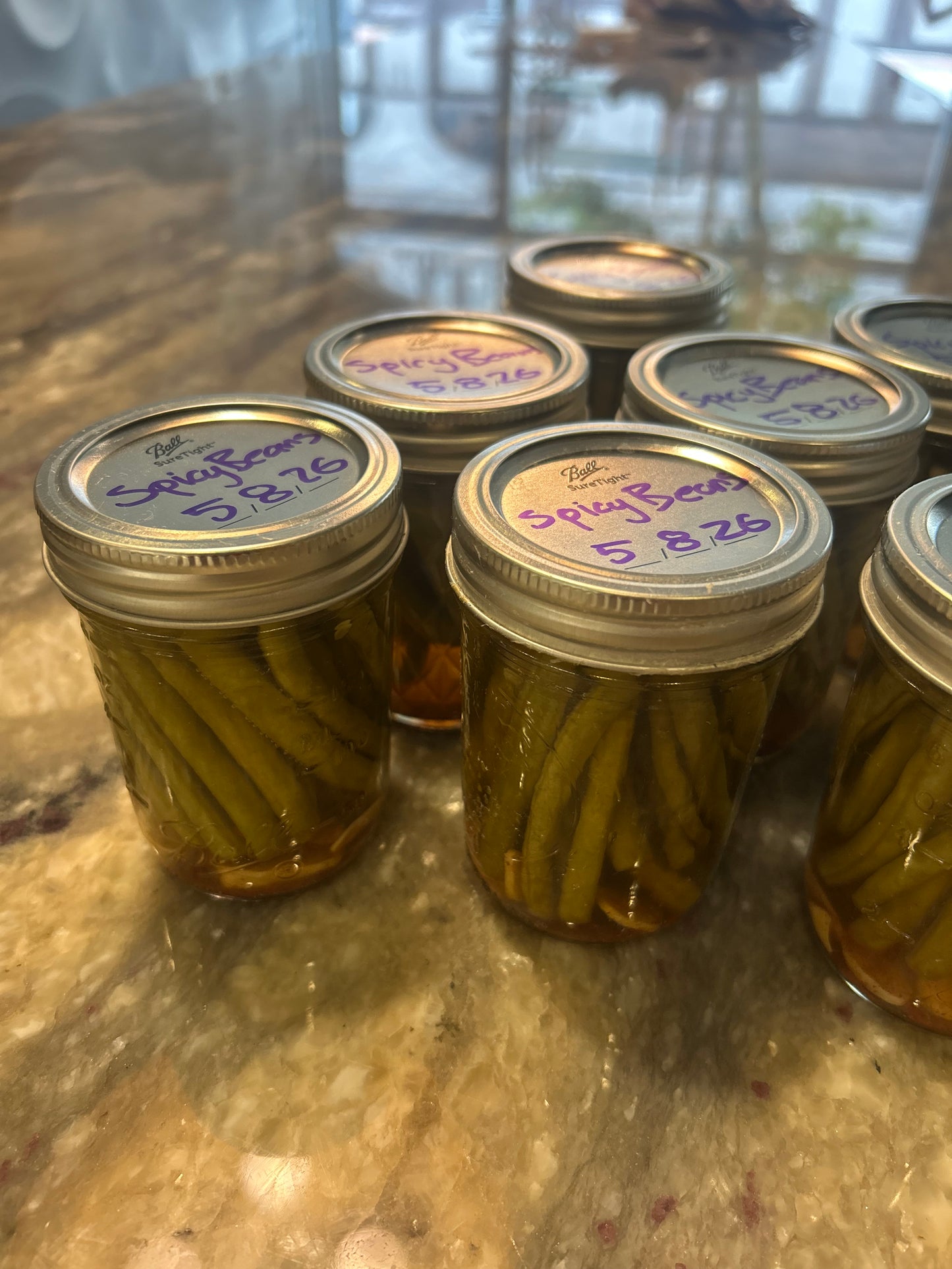 Pickled Spicy Green Beans
