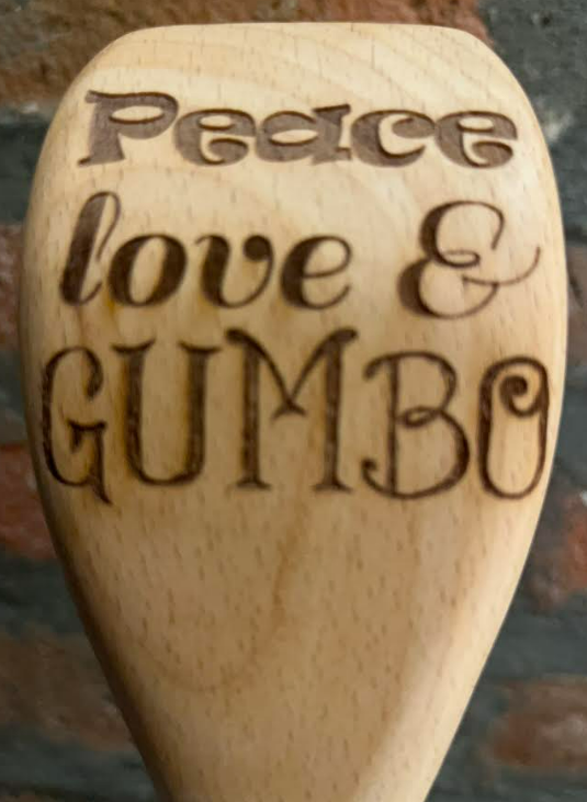 Spoon - Roux Spoon Peace Love Gumbo