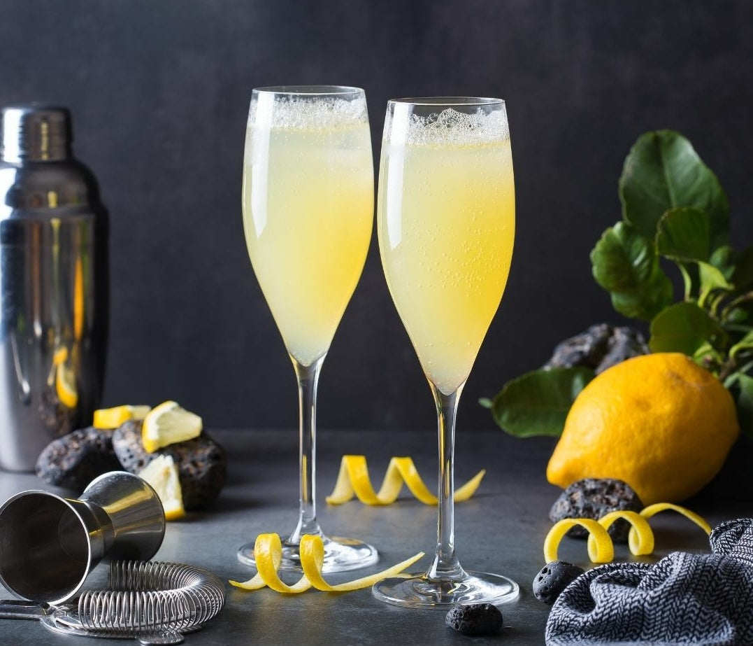 french 75 champagne cocktail
