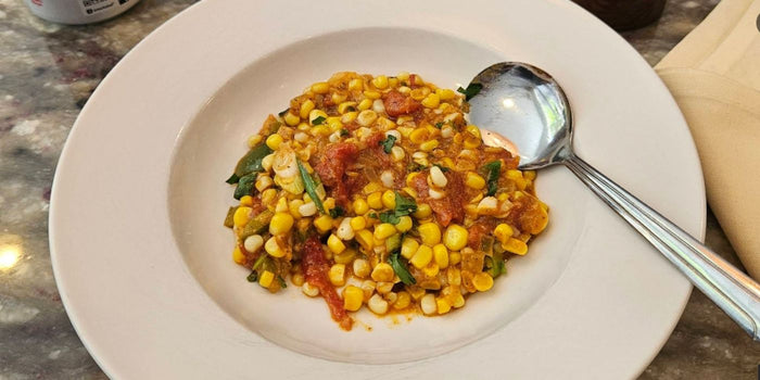 Vegetarian Corn Maque Choux Recipe