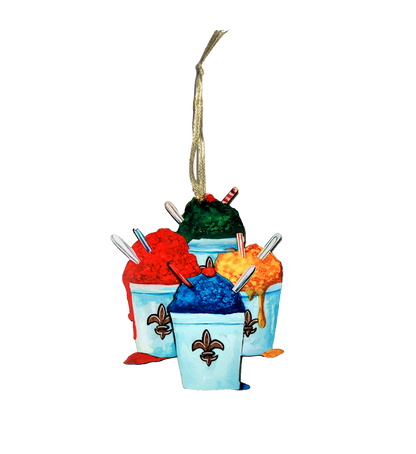 Louisiana Theme Snowballs Ornament