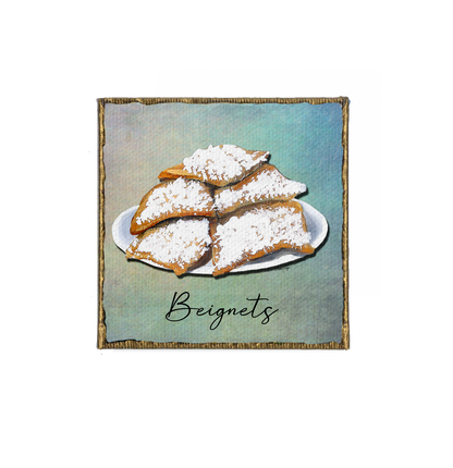 New Orleans Beignets Canvas Magnet