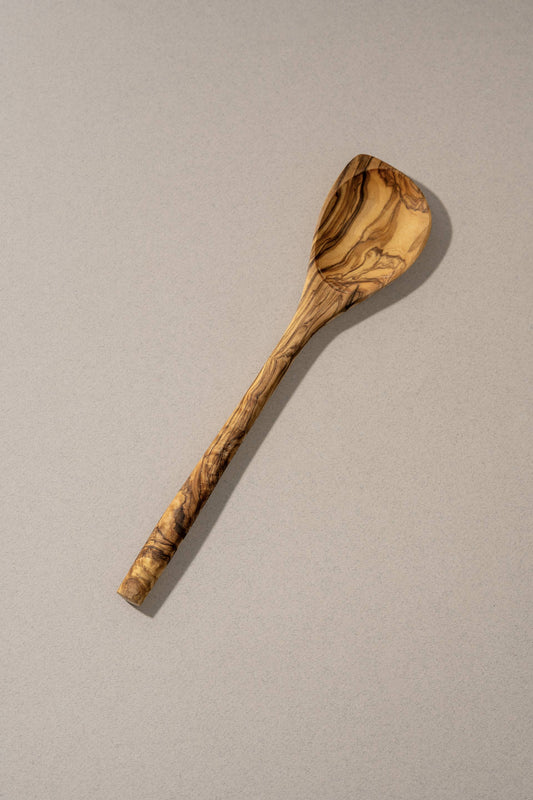 Natural Olive Wood Pointed Spoon