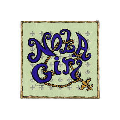 NOLA Girl Canvas Magnet