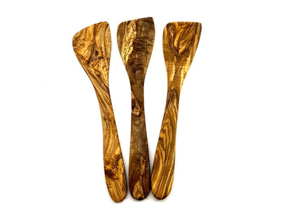 Olive wood Roux spatula without holes