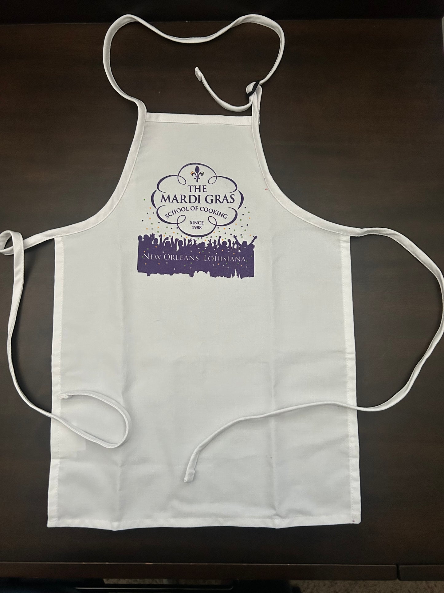 Mardi Gras School of Cooking - Child's Bib Apron
