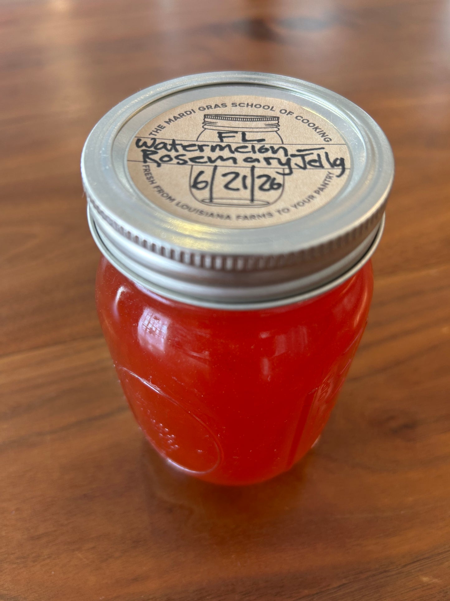 Watermelon - Rosemary Jelly 16 oz