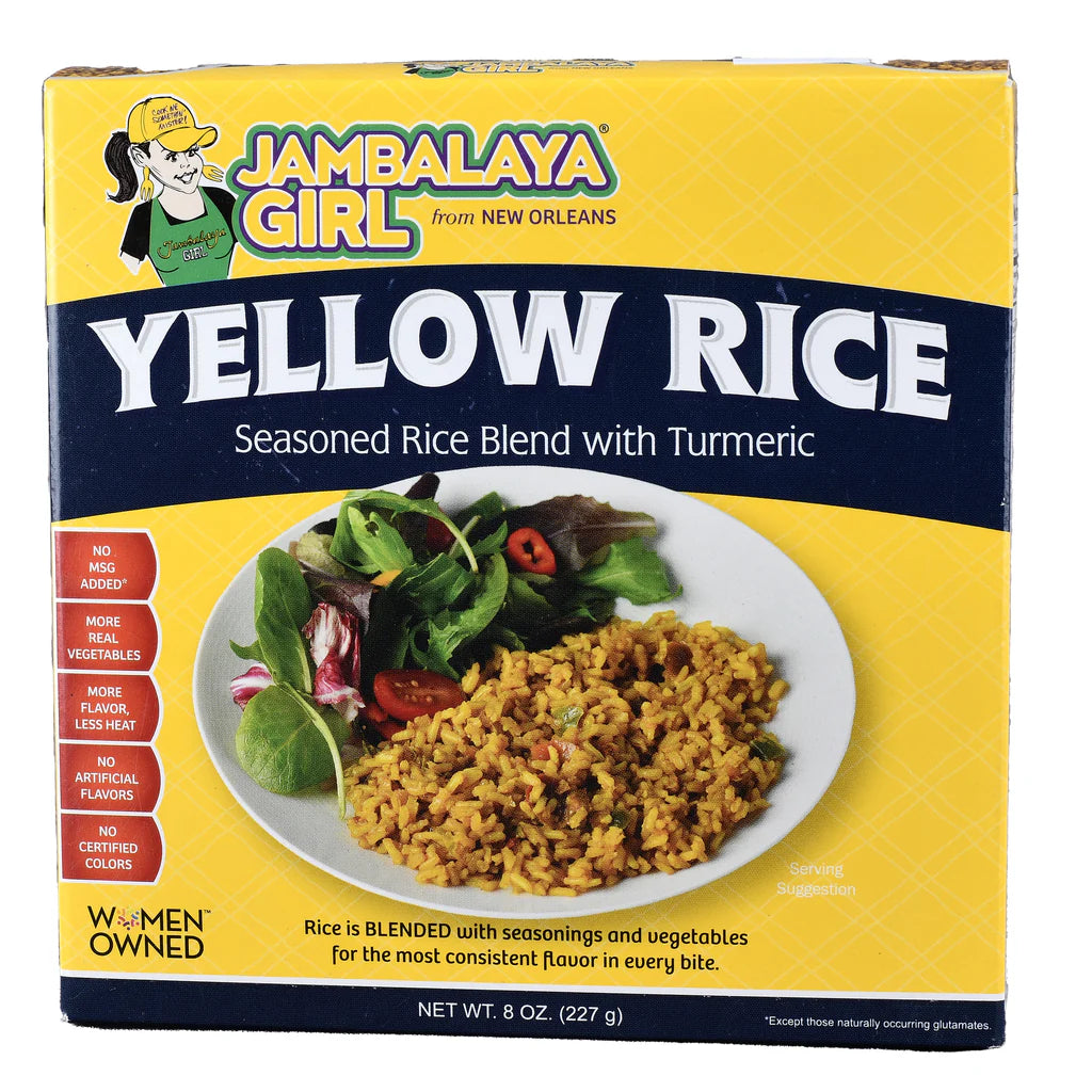 Jambalaya Girl Yellow Rice Seasoned Rice Blend with Turmeric