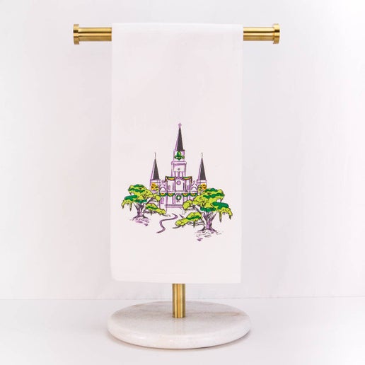 Towel - Mardi Gras Cathedral Hand Towel