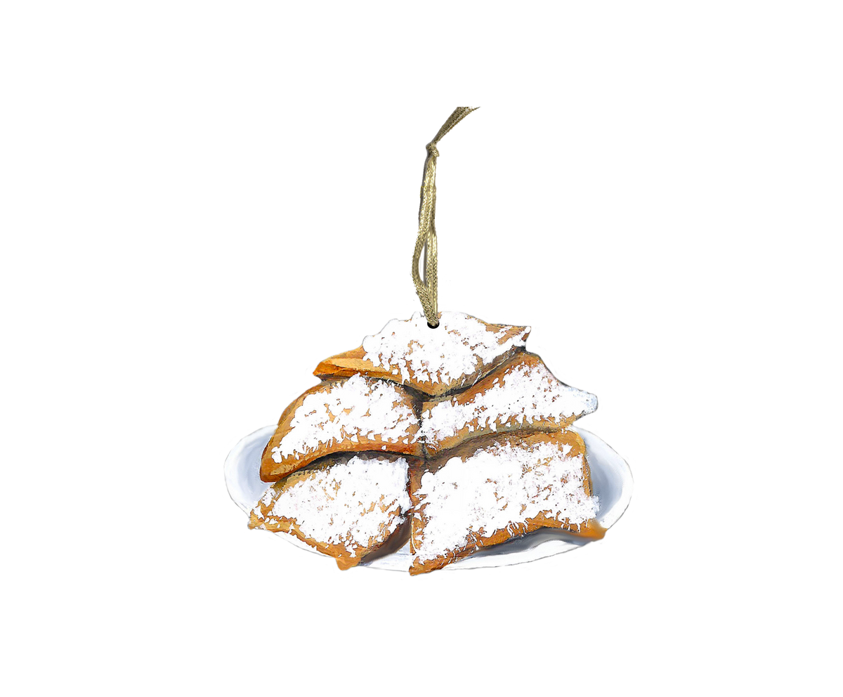 New Orleans Beignet Plate Ornament