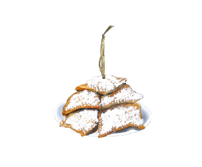 New Orleans Beignet Plate Ornament