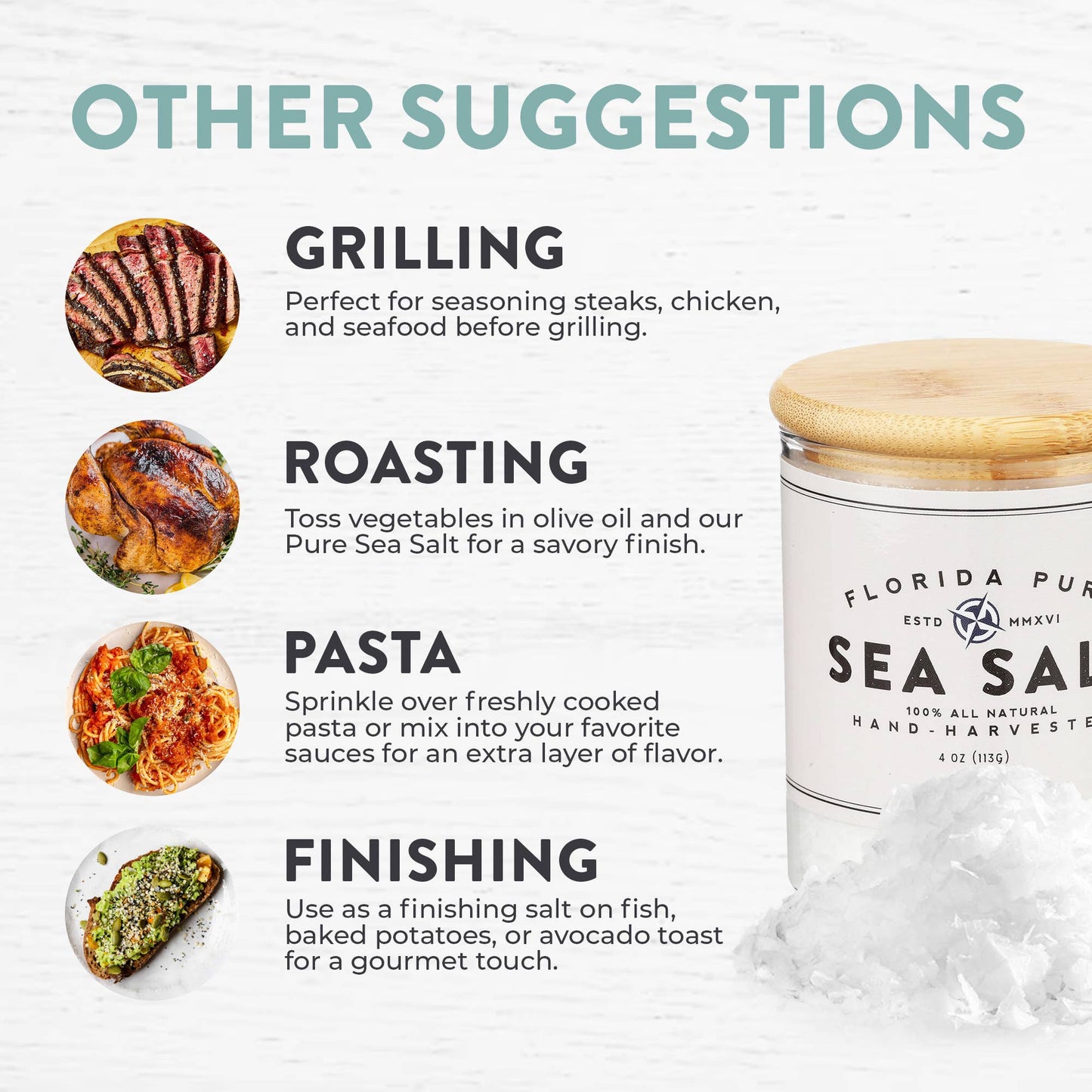Pure Sea Salt | Flaked | Finishing Salt | Small Batch