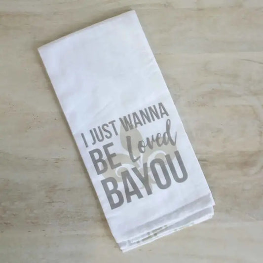 Towel - Be Loved Bayou Hand Towel White/Taupe 20x28