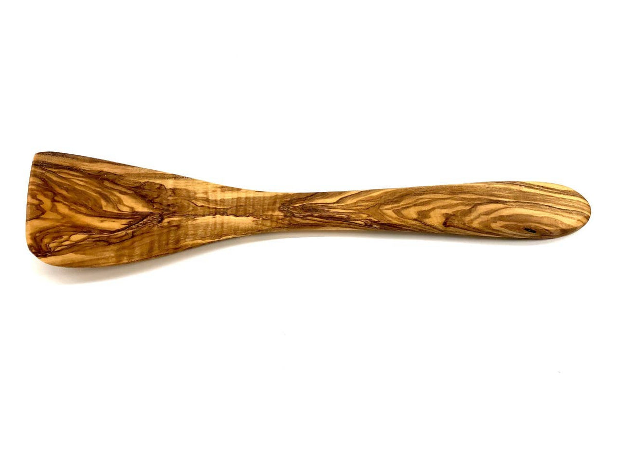 Olive wood Roux spatula without holes