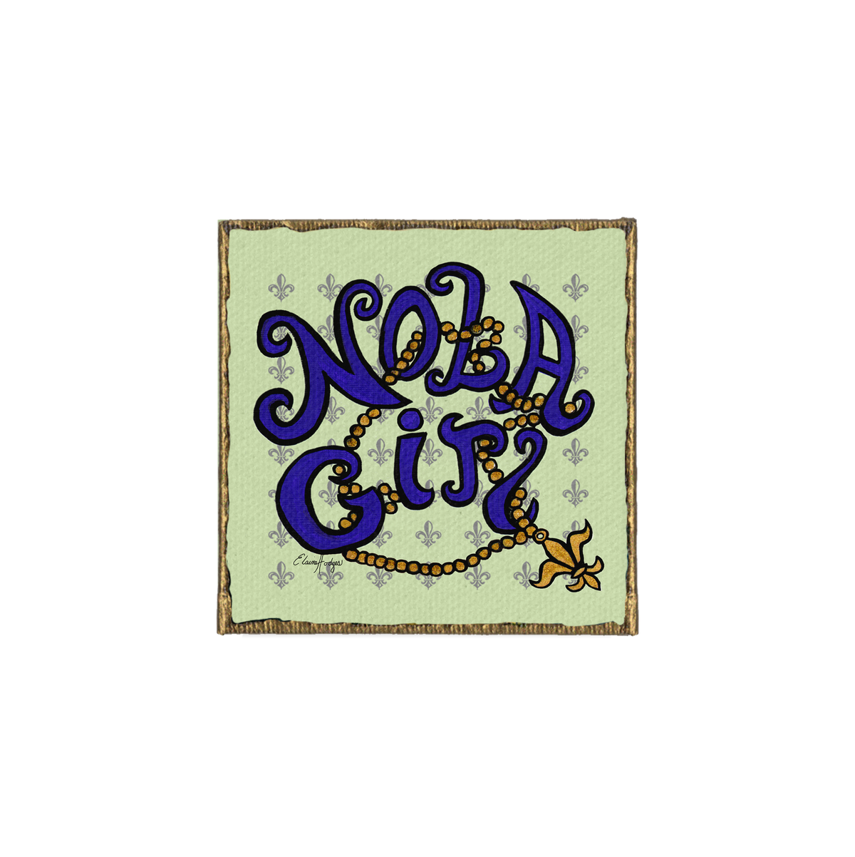 NOLA Girl Canvas Magnet