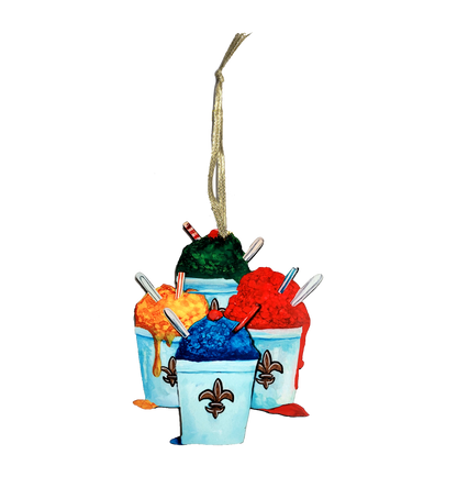 Louisiana Theme Snowballs Ornament