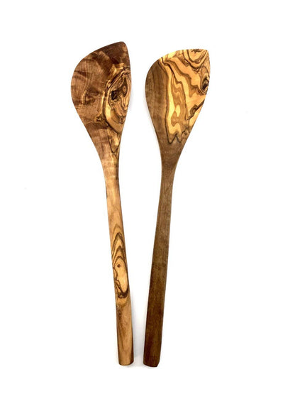Corner Roux Spoon made of olive wood