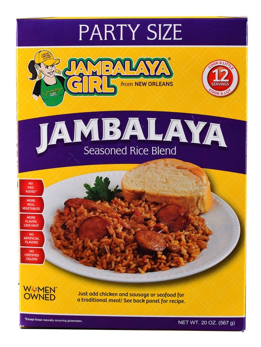 Jambalaya Girl Jambalaya Seasoned Rice Blend, 20 oz Party Size